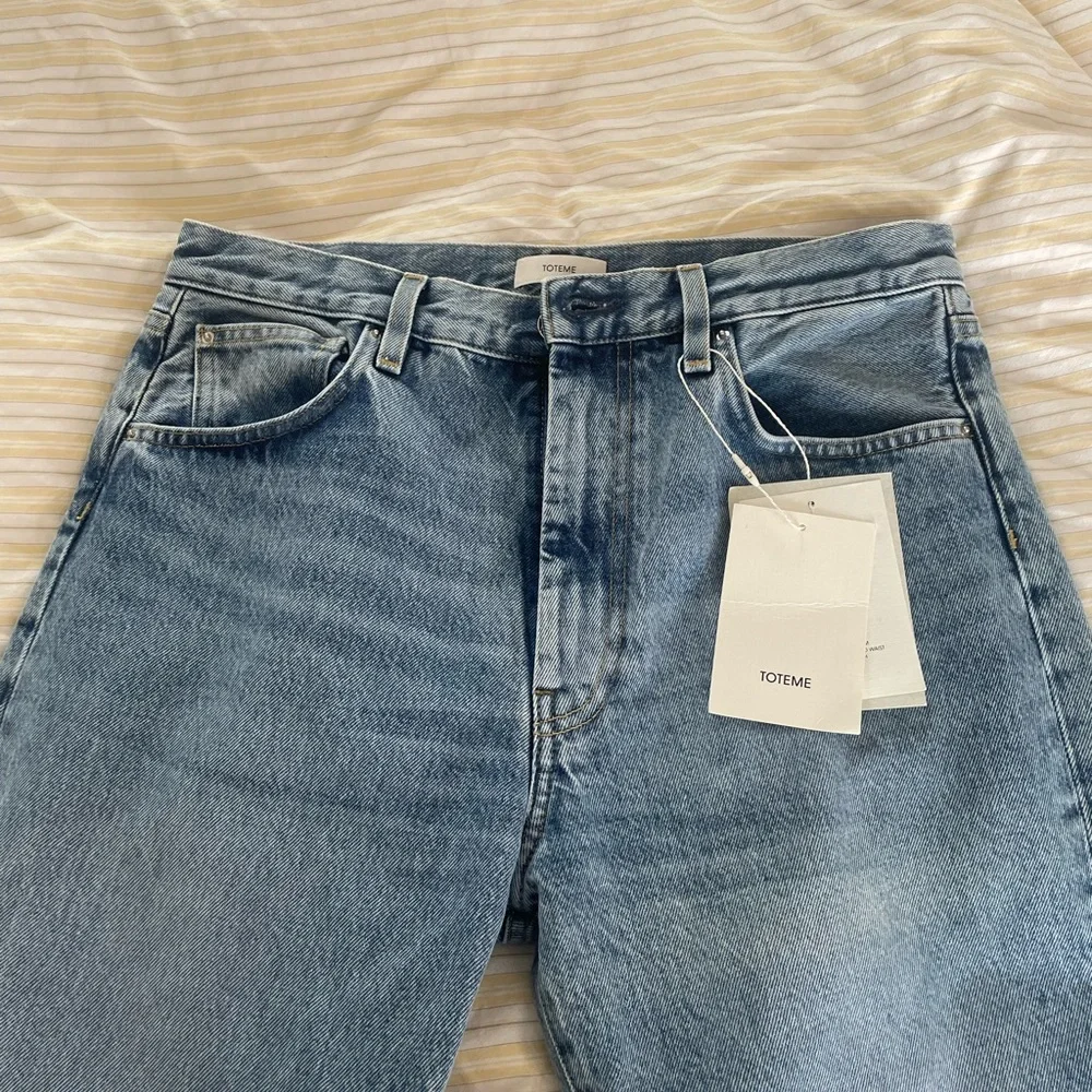 Toteme Twisted seam denim worn blue NWT - Picture 5 of 10